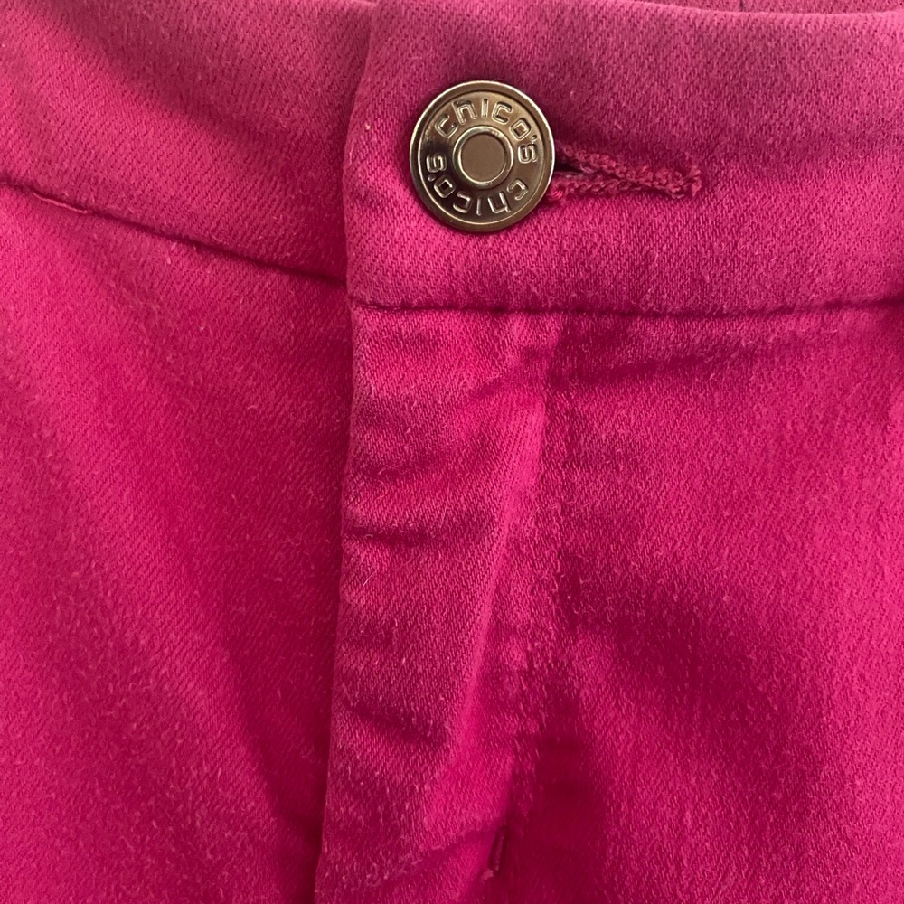 Chico's Fuchsia Trousers